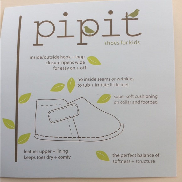 💥HP💥🌺NWT Pipit Suede “ Flower” Baby Shoes🌺 - Picture 8 of 9